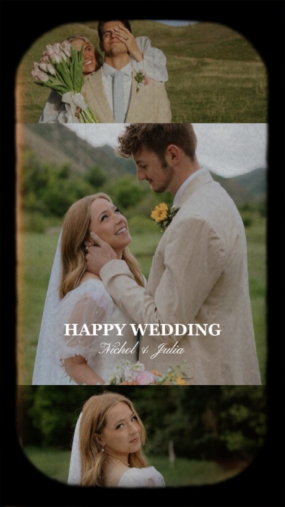 Frohe Hochzeit
