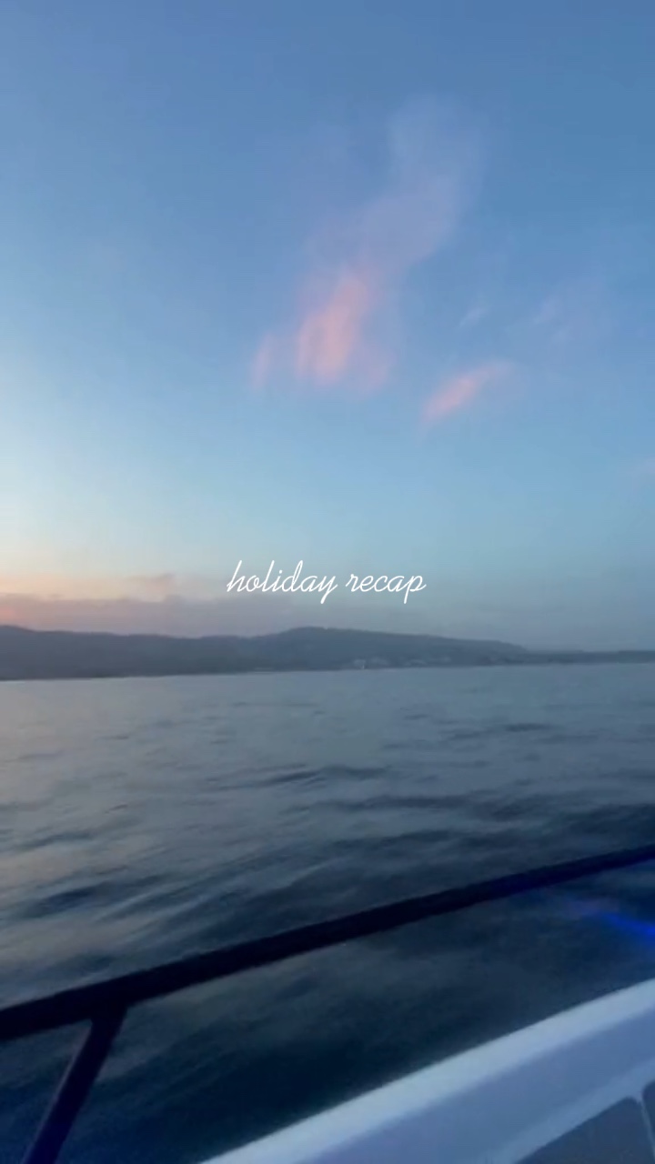 Holiday recap