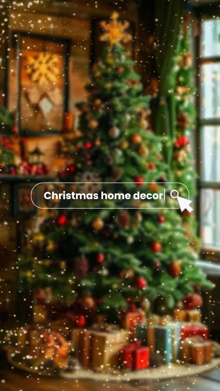 Weihnachtsdekoration für das Haus