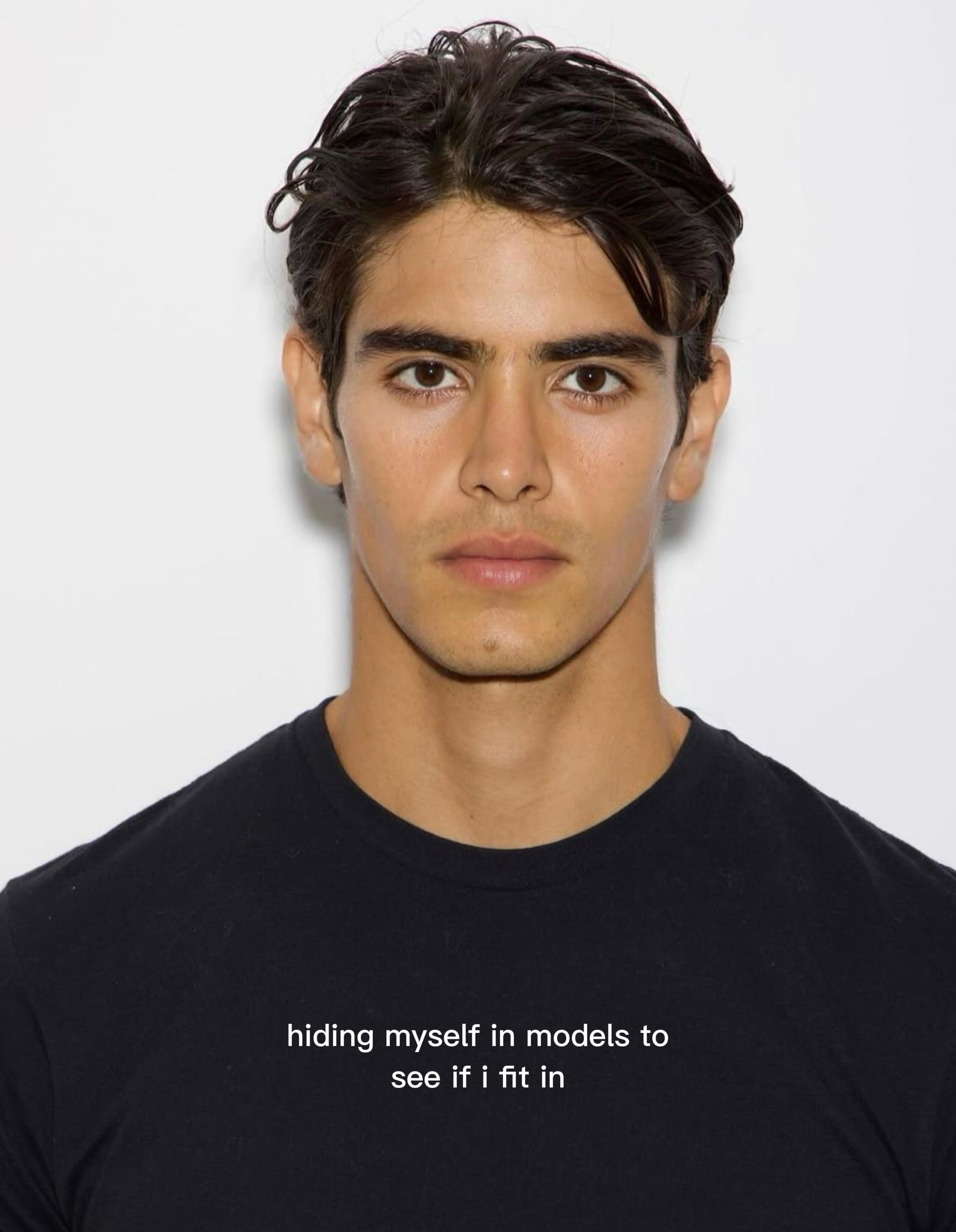 hiding myself model