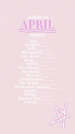 Middle of April stat