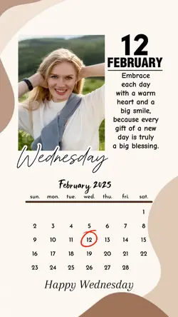FEB 12, WEDNESDAY