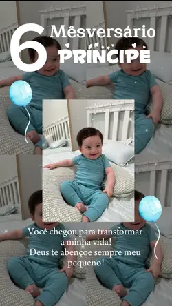 6 Mêsversário Menino