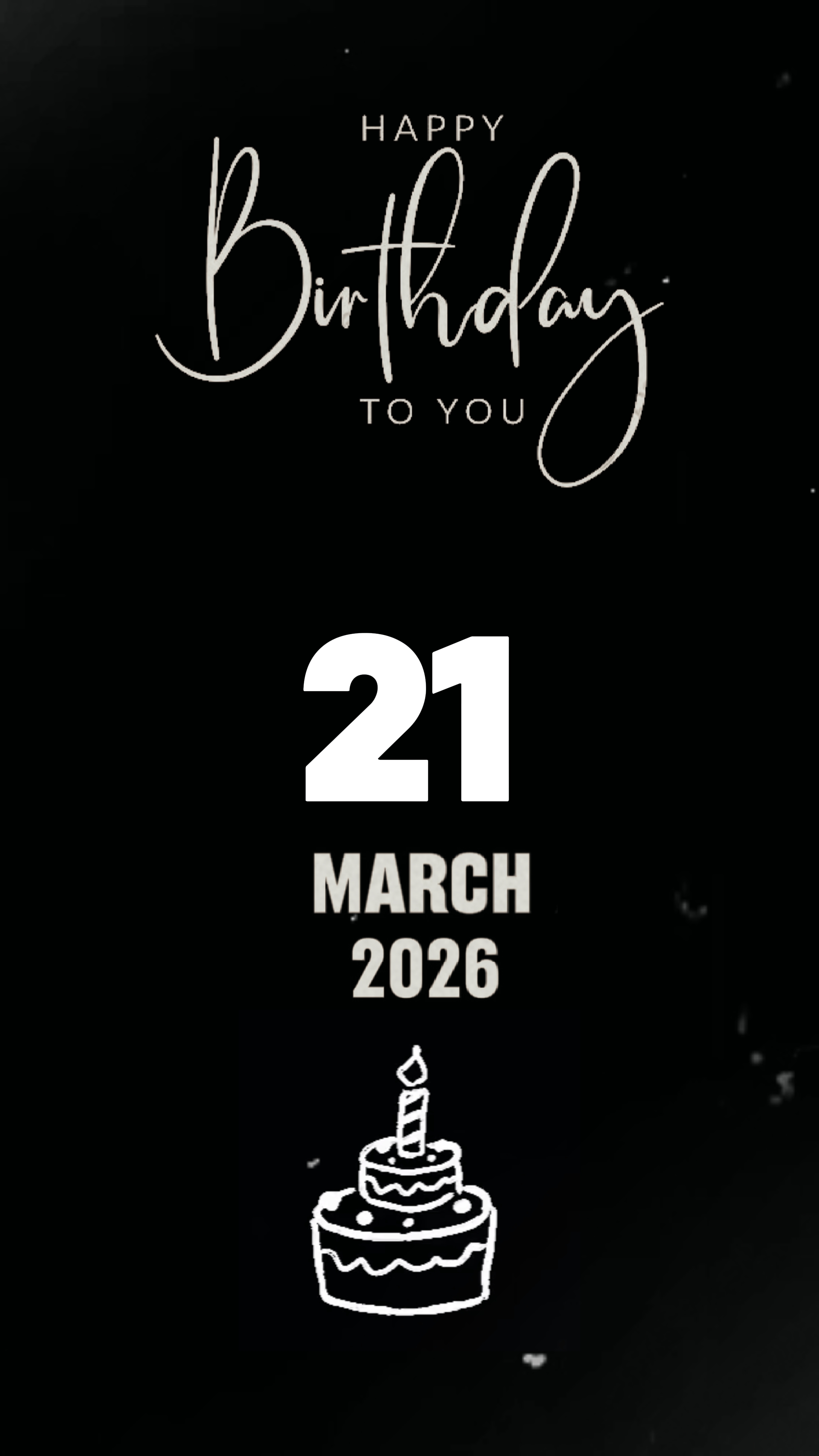 ANNIVERSAIRE DU 21 MARS