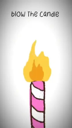 blow candle