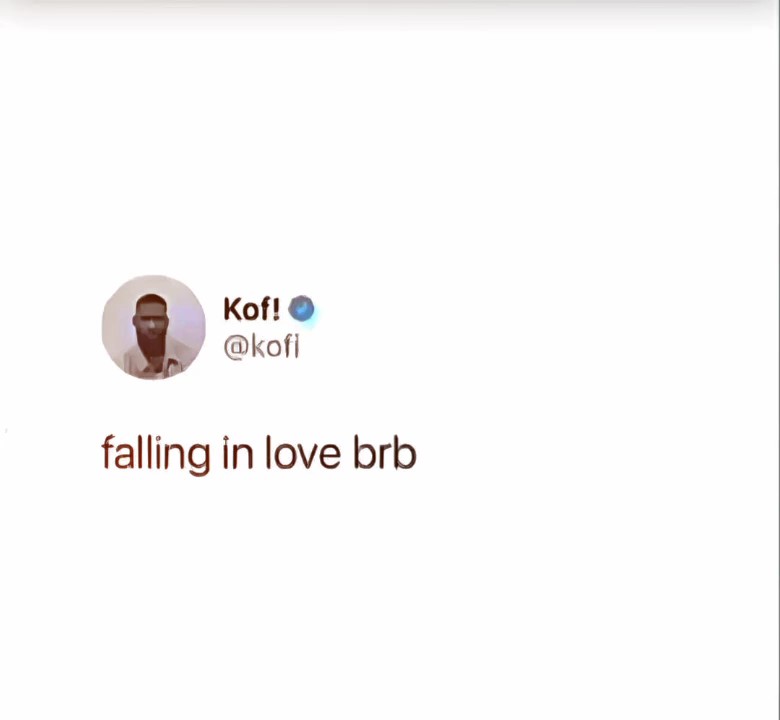 falling in love brb