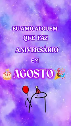 ANIVERSÁRIO AGOSTO 