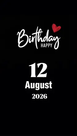Hbd 12 August 2026 