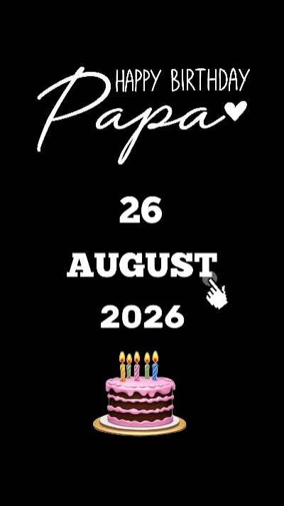 Birthday papa