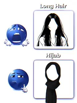 Long hair x hijab