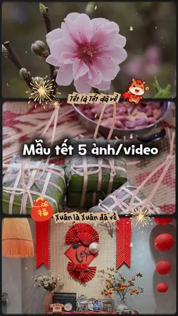 Tết 5 ảnh/video màu