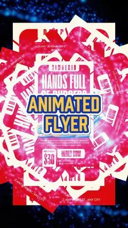 Animated flyer