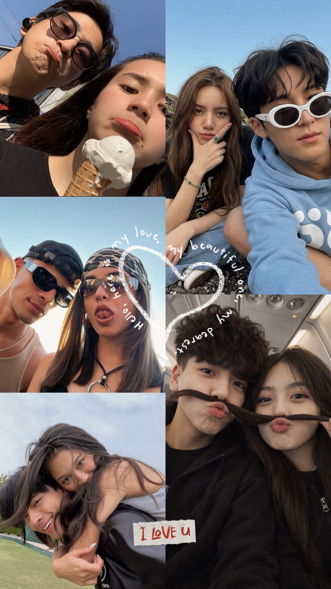 Couple collage