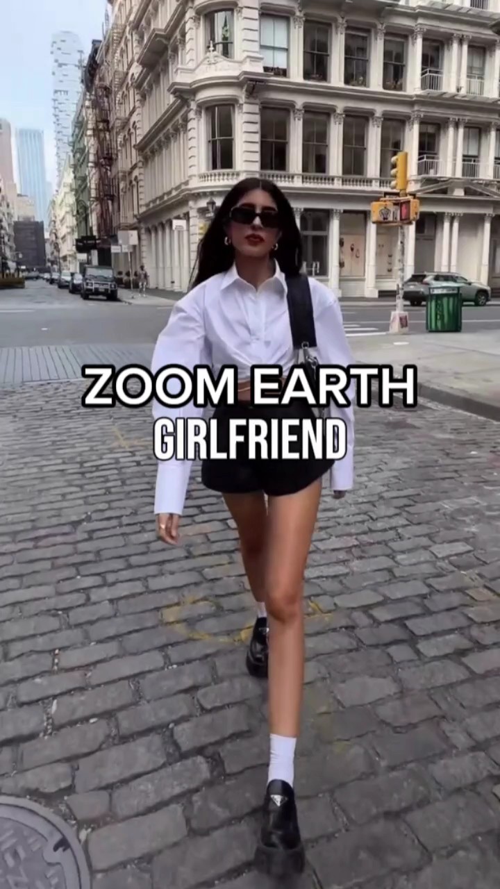 Effet de zoom sur la terre