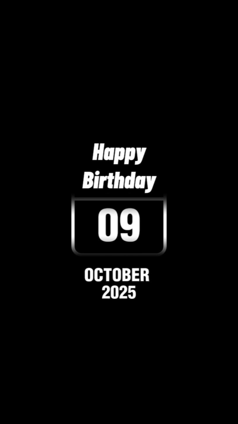 HBD 9 de octubre de 2025