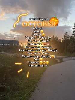 October stats !!🎃