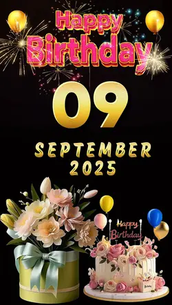 Birthday 9 September