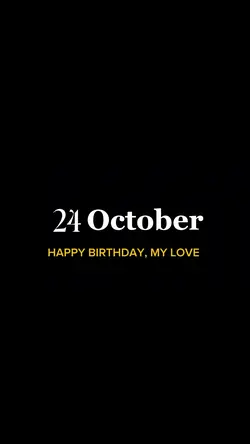 HBD 24 October 