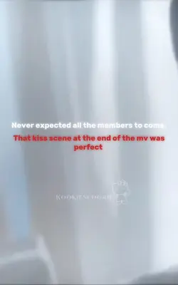 The kiss scene