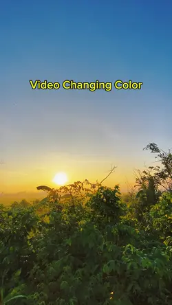 Video Changing Color