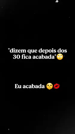 Depois dos 30
