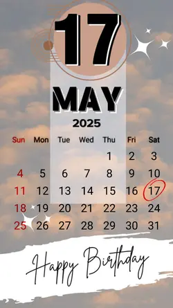 HBD 17 MAY 2025