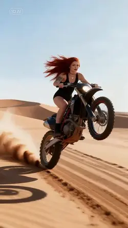 Ai Woman Motocross