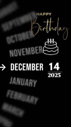 BIRTHDAY 14 DECEMBER