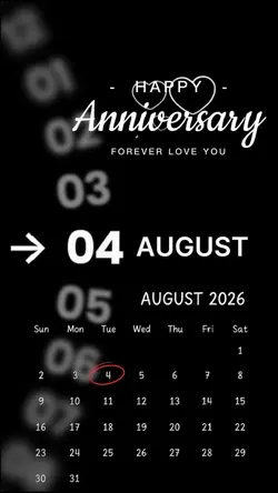 Anniversary 4 AUGUST