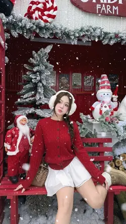Mẫu noel 1 ảnh