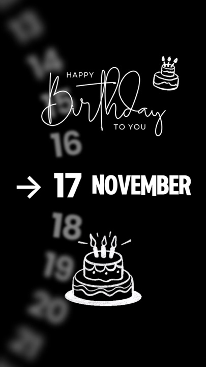 HBD 17 DE NOVEMBRO 