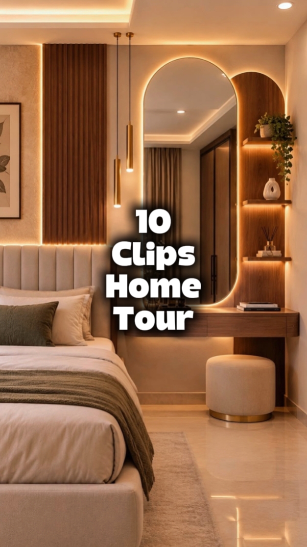 10 clips home tour