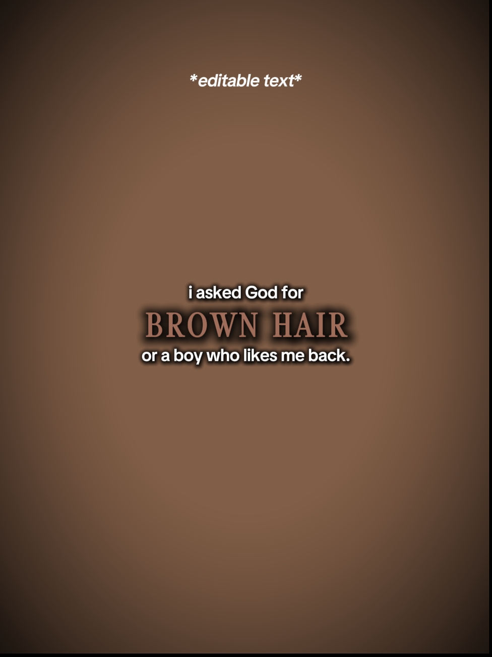 Cheveux bruns