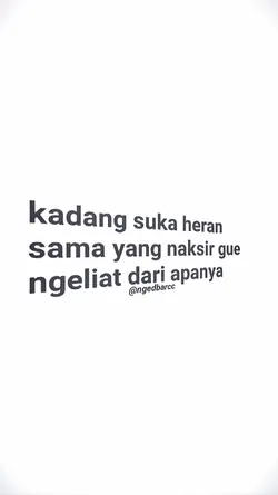 kadang suka heran
