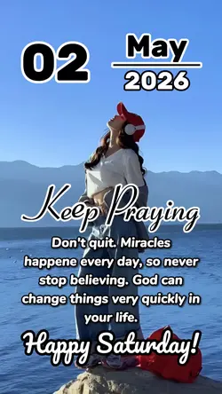 KEEP PRAYING