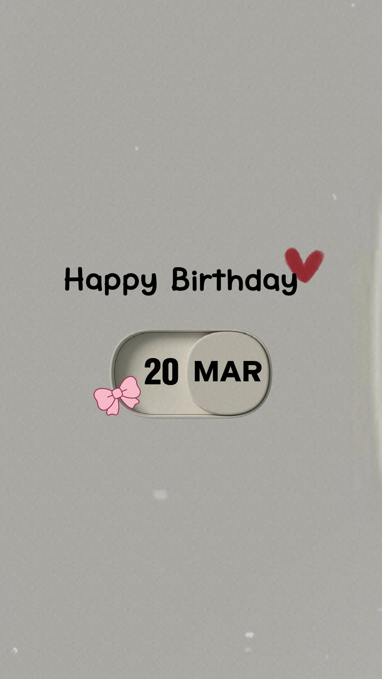 20 MARS ANNIVERSAIRE