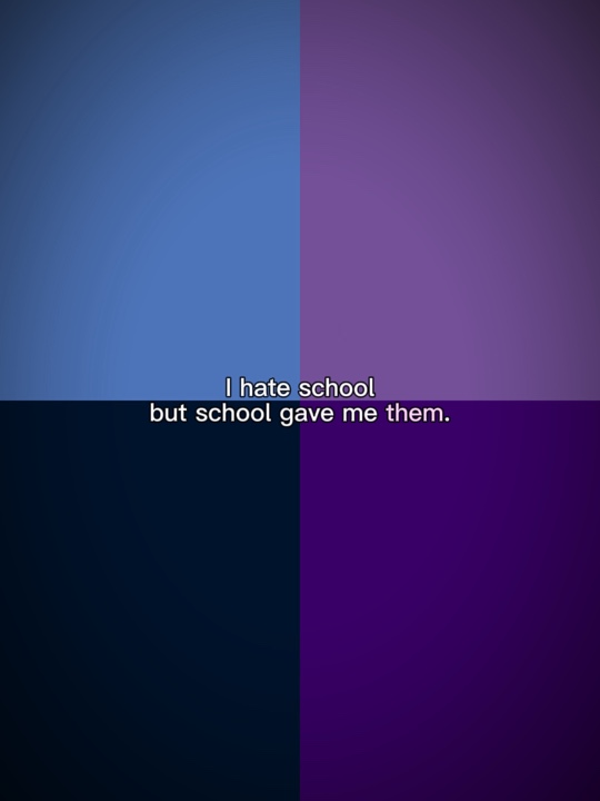 i hate school but