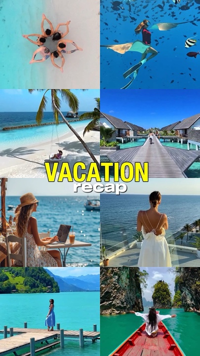 Récapitulatif des vacances