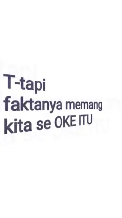 faktanya memang kita