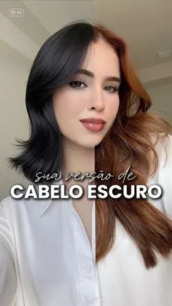 Cabelo curto escuro 