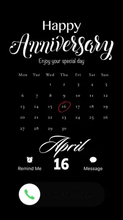 ANNIV CALL 16 APRIL.