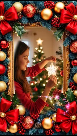 moldura de Natal