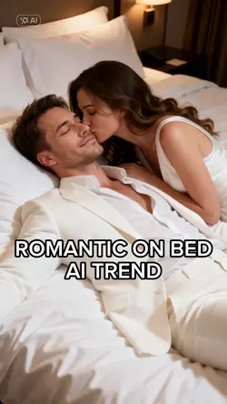 romantic on bed