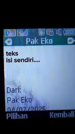 teks isi sendiri