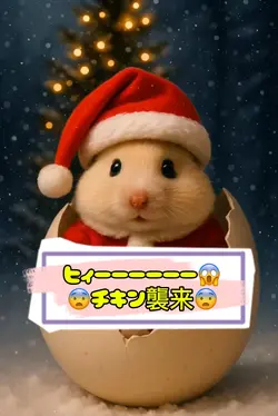 ヒィーーチキン襲来😨😨