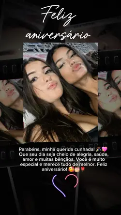 aniversário cunhada 
