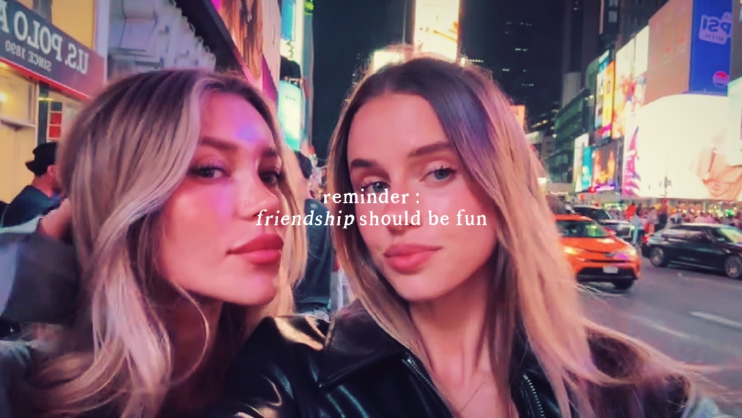 friendship should be
