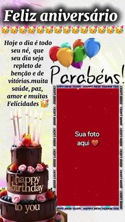 Feliz aniversário 
