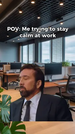 trying to stay calm