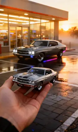 Car miniatur 3D